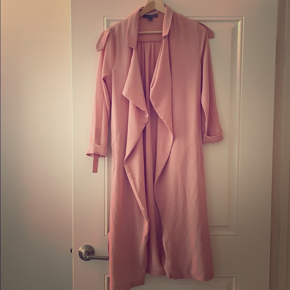 Blush maxi length blazer/jacket size 8(uk)